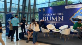 Mendukung kelancaran arus balik lebaran 2025, PT Bank Rakyat Indonesia (Persero) Tbk mendirikan Posko Mudik BUMN di beberapa titik perjalanan. (Dok. BRI)